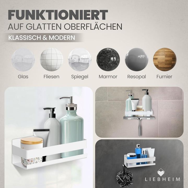 Duschablage Ohne Bohren - Badregal - Badezimmer Organizer - Duschregal - Badezimmer Regal - Duschreg