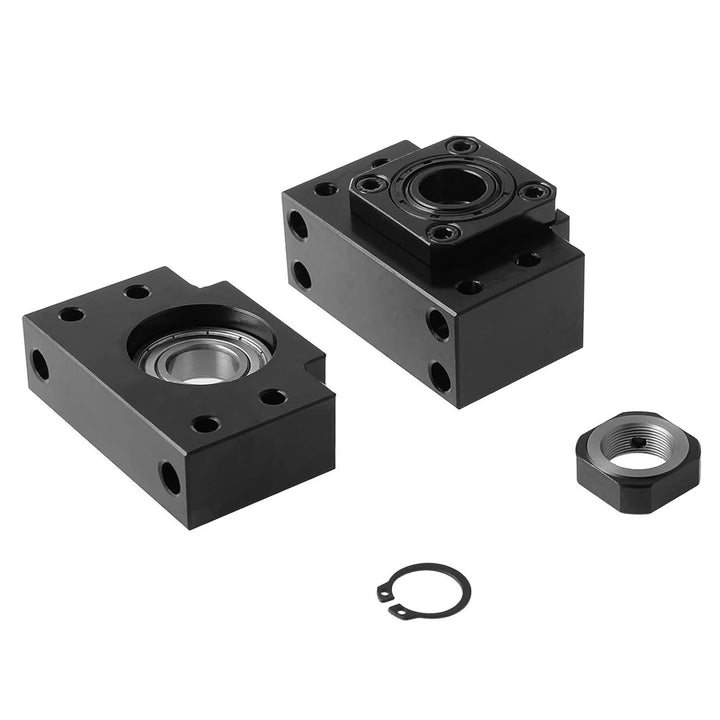 CNCMANS 1 Set BK20/BF20 Karbonstahl Kugellager Schraube Block Halterung für RM/SFU 2505 Kugelumlaufs