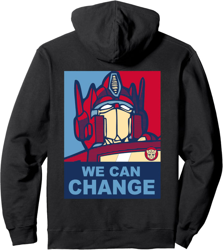 Transformers Optimus Prime Propaganda Obama Pullover Hoodie
