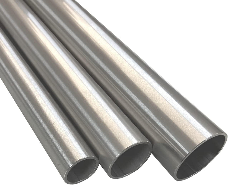 BASIT Edelstahlrohr Ø 48,3 x 2,0 mm (1 1/2 Zoll) V2A Edelstahl Geländer Rohr Rundrohr I geschliffen
