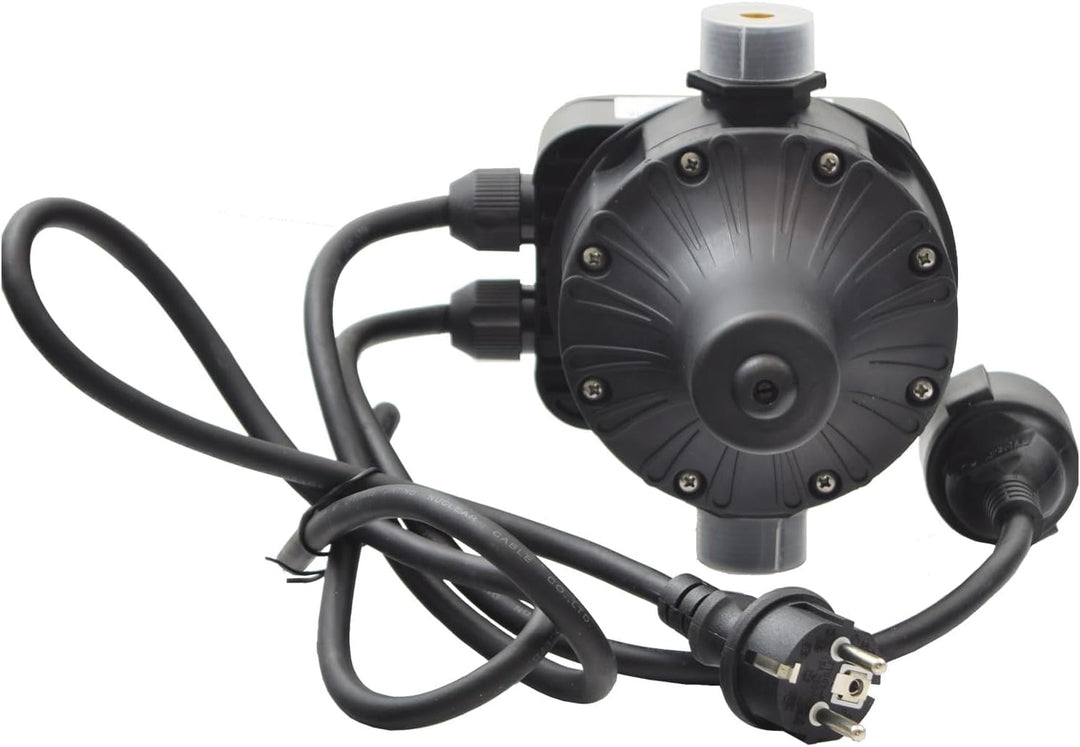 Agora-Tec® Pumpensteuerung Druckschalter Durchflusswächter AT-DWv-18 verkabelt (Ein- und Abschaltdru