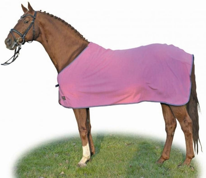 HKM Abschwitzdecke -Alaska-, grün/violett, 165 Grün/Violett Rückenlänge 165 cm, Grün/Violett Rückenl