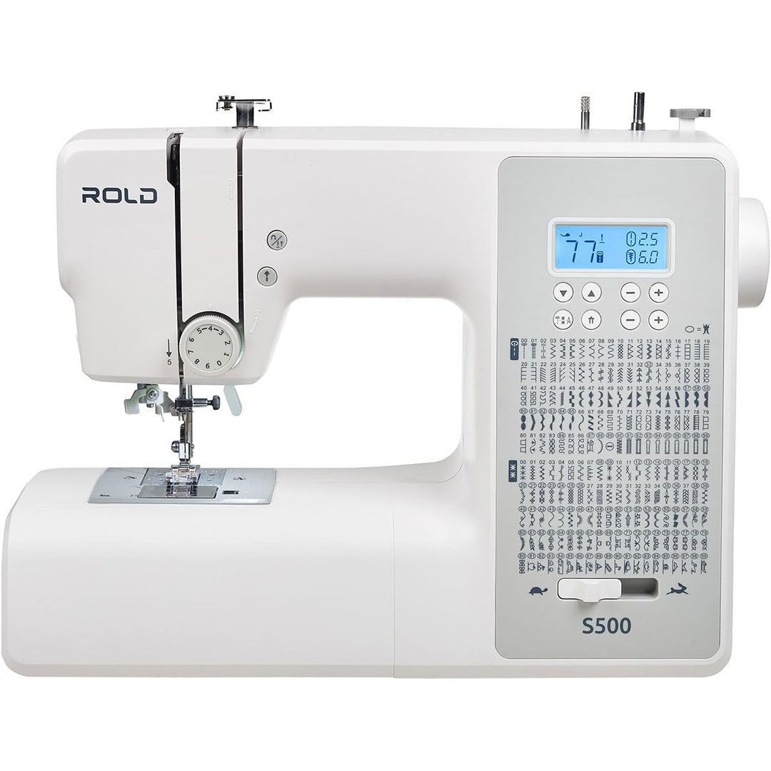 Rold S500 Computer Nähmaschine mit 300 Stichen zum Nähen aller Arten von Stoffen | Freiarm Computer-