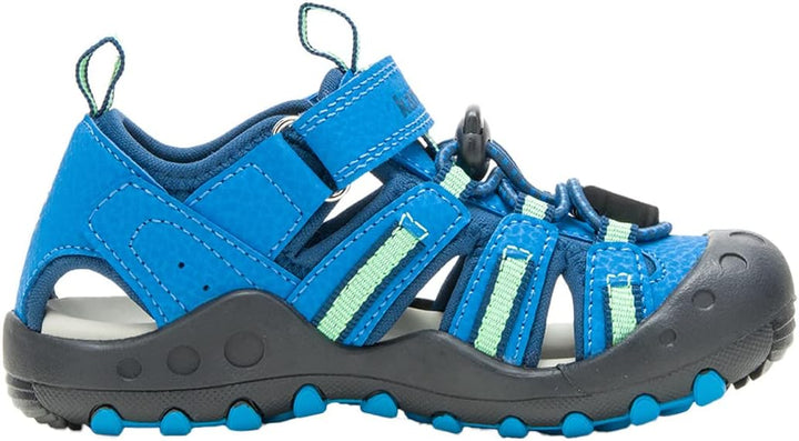 KAMIK Unisex-Kinder Crab Geschlossene Sandalen 25 EU Blue Green, 25 EU Blue Green