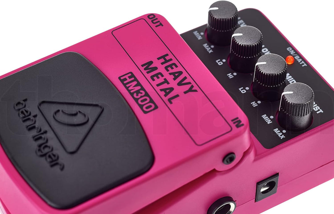 Behringer HM300 Heavy-Metal-Distortion-Effektpedal HEAVY METAL HM300 Guitar Pedal, HEAVY METAL HM300