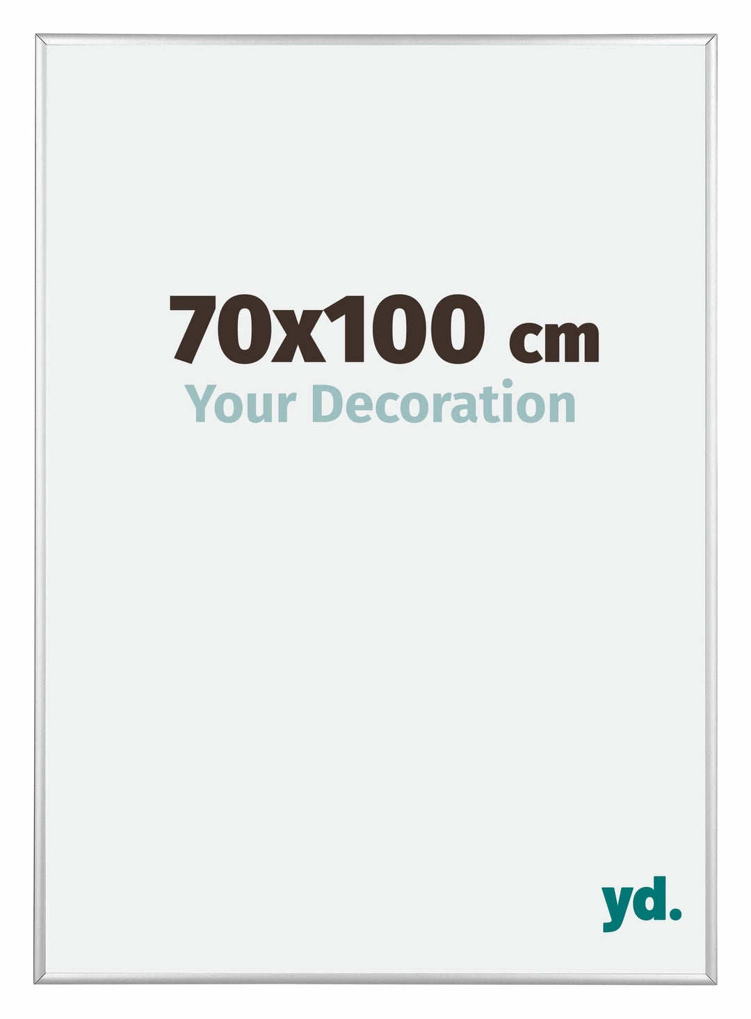 yd. Your Decoration - Bilderrahmen 70x100 cm - Bilderrahmen aus Aluminium mit Acrylglas - Antireflex