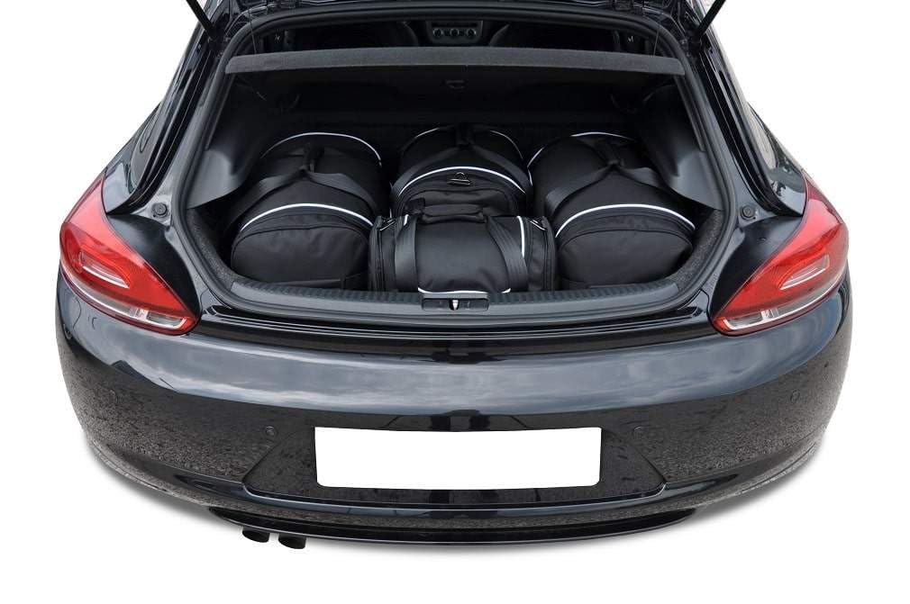 KJUST Dedizierte Reisetaschen 4 stk kompatibel mit VW SCIROCCO III 2008-2017