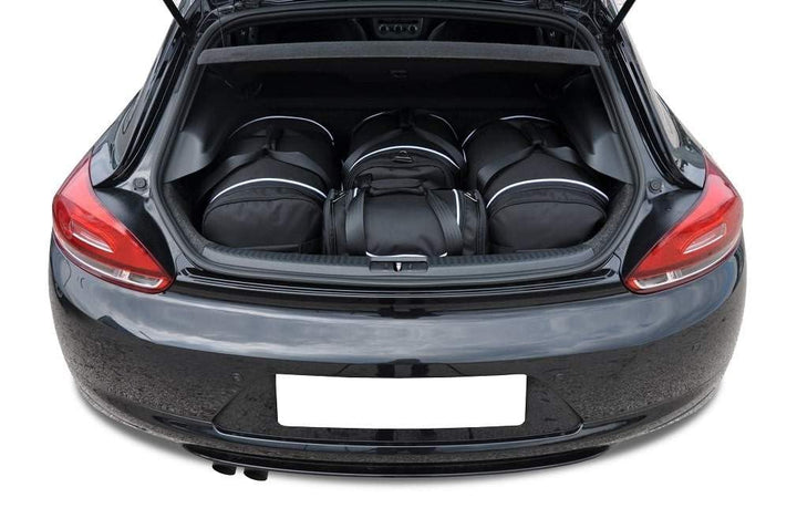 KJUST Dedizierte Reisetaschen 4 stk kompatibel mit VW SCIROCCO III 2008-2017