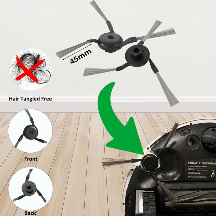 JoyBros Zubehör für Dreame X40 Ultra Complete L40 Ultra X40 Master Wischpads X6; Staubbeutel X4; Fil