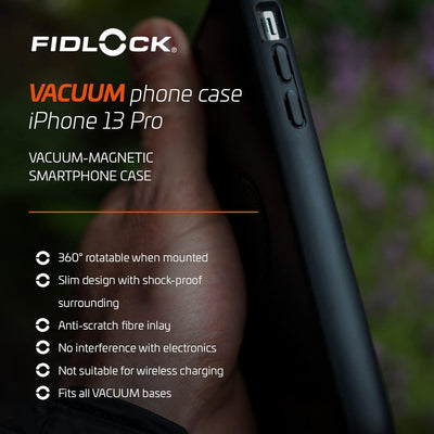 Fidlock Handyhülle Phone Case iPhone 13 Pro geeignet für alle Vacuum Handyhalterungen, IPhone 13 Pro