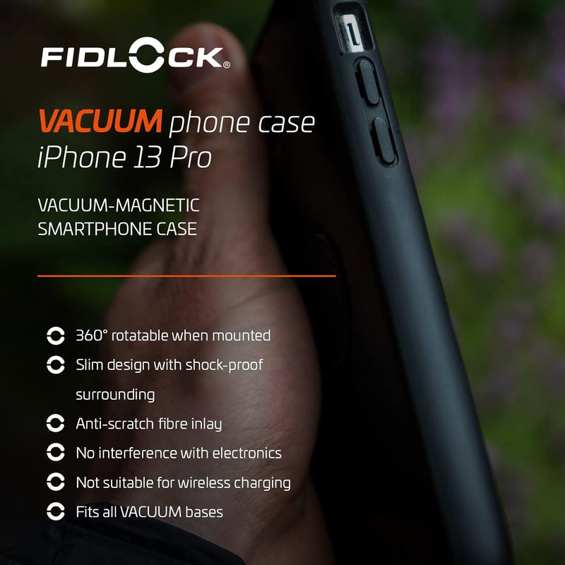 Fidlock Handyhülle Phone Case iPhone 13 Pro geeignet für alle Vacuum Handyhalterungen, IPhone 13 Pro