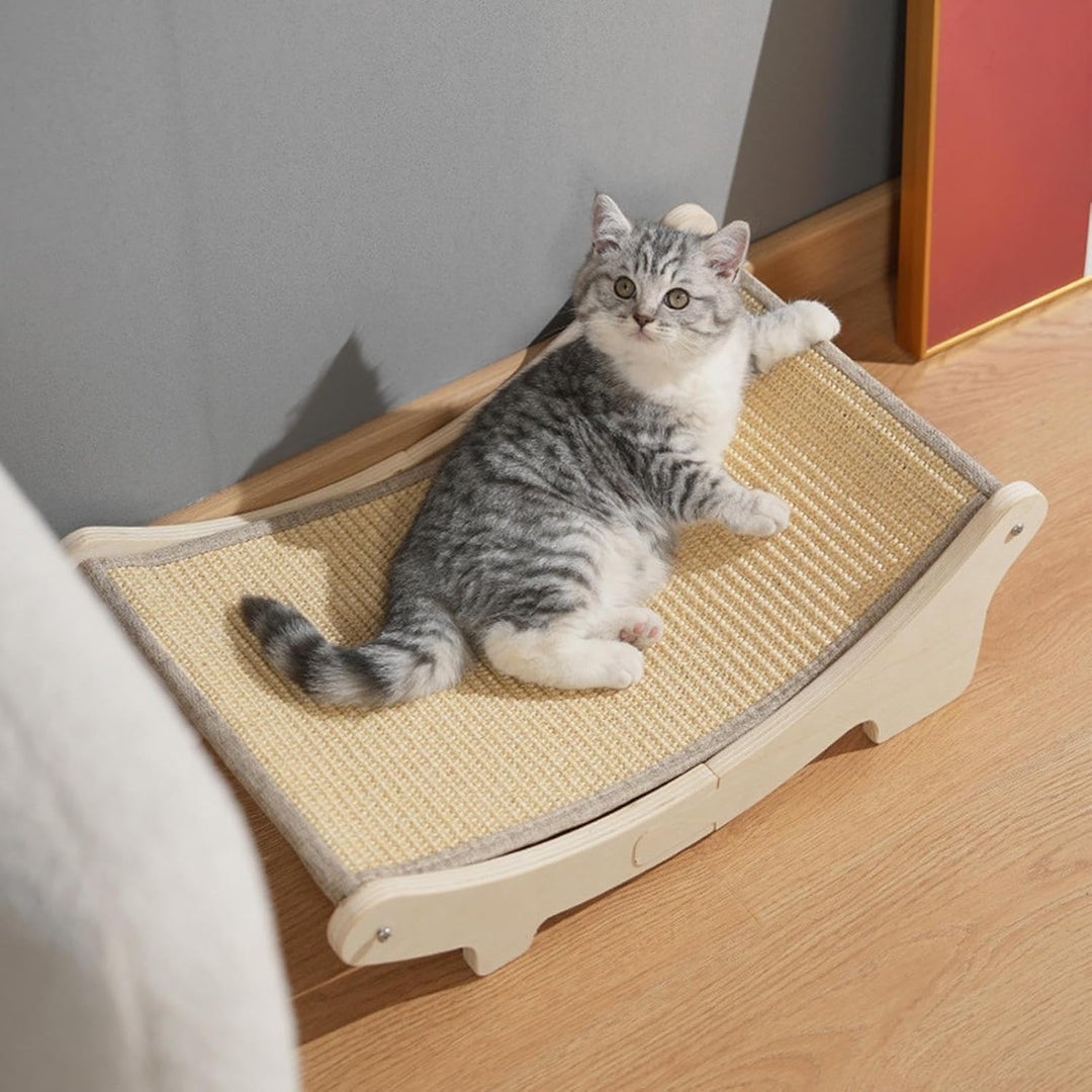 Katzen Sisal Stuhl, Katzen Kratzpappe Liegestuhl, Katzenbett Hammock, Matratzenbezug Belastbar Mit 1