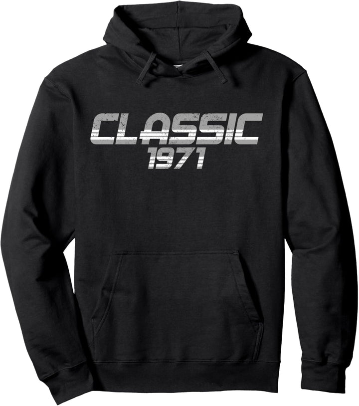 50. Geburtstag Lustig Geschenk Vintage 1971 Classic Pullover Hoodie
