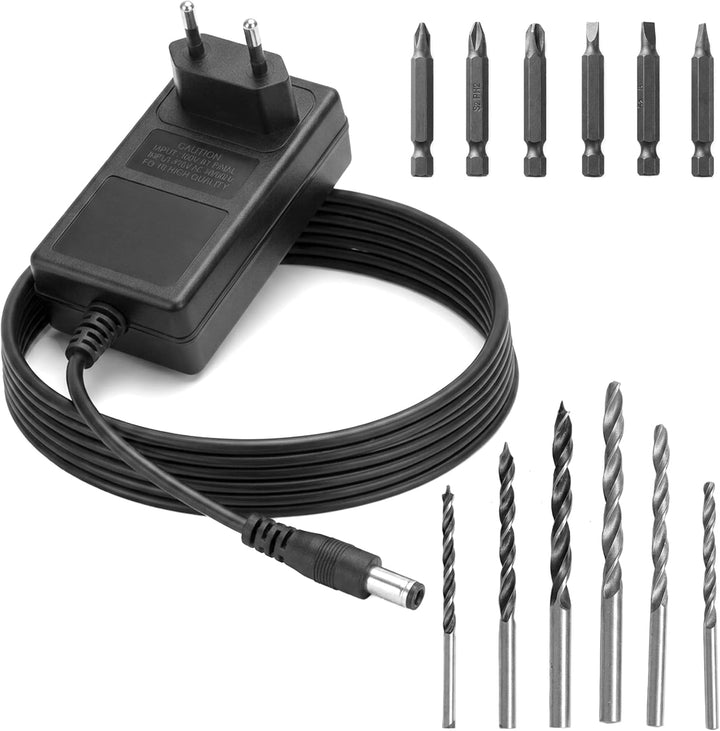 Retoo Akkuschrauber 21V Akku-Bohrschrauber Set 320Nm - 2x Akku, 2-Gang-Getriebe, LED-Anzeige, 1/2 Zo