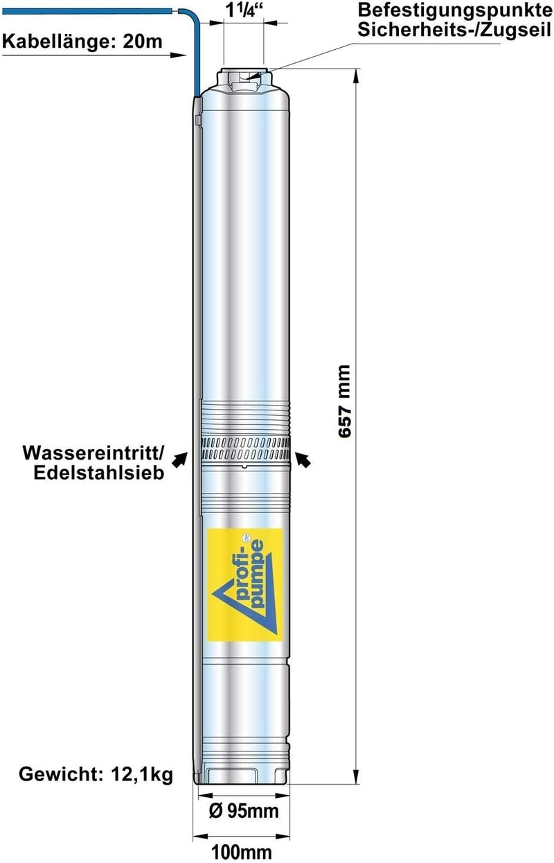 BRUNNENPUMPE TIEFBRUNNENPUMPE TAUCHDRUCKPUMPE ROHRPUMPE SANDVERTRÄGLICH TAUCHPUMPE Die ENERGIE-SPAR