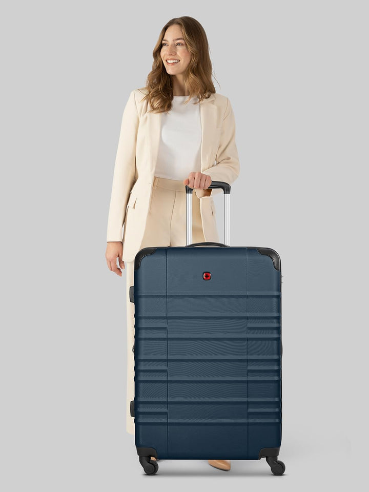 WENGER Check-in Koffer für Damen und Herren | grosser XL Trolley 51 x 30 x 75 cm aus hochwertigem, s