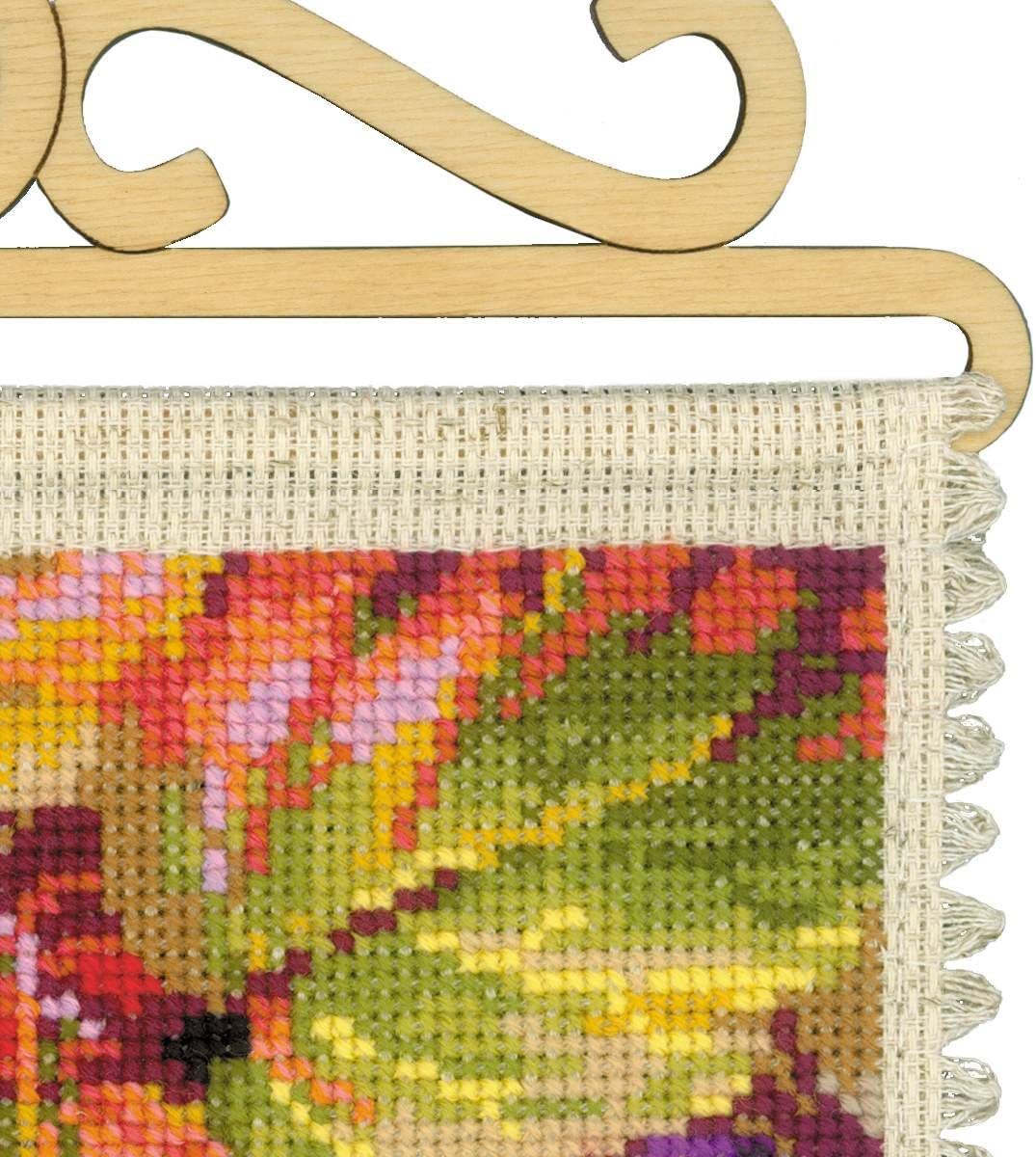 Riolis Kreuzstich-Set BlackBerry Kreuzstich-kit7.5-inch X 19 14 Count, Acryl, Mehrfarbig