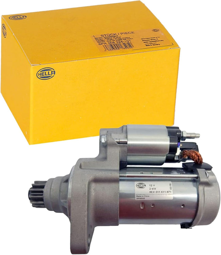 HELLA - Starter/Anlasser - 12V - 2kW - für u.a. VW Golf VI (5K1) - 8EA 011 611-871