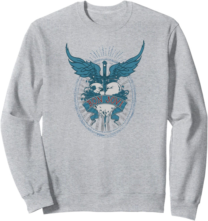 Bon Jovi Winged Heart Sweatshirt