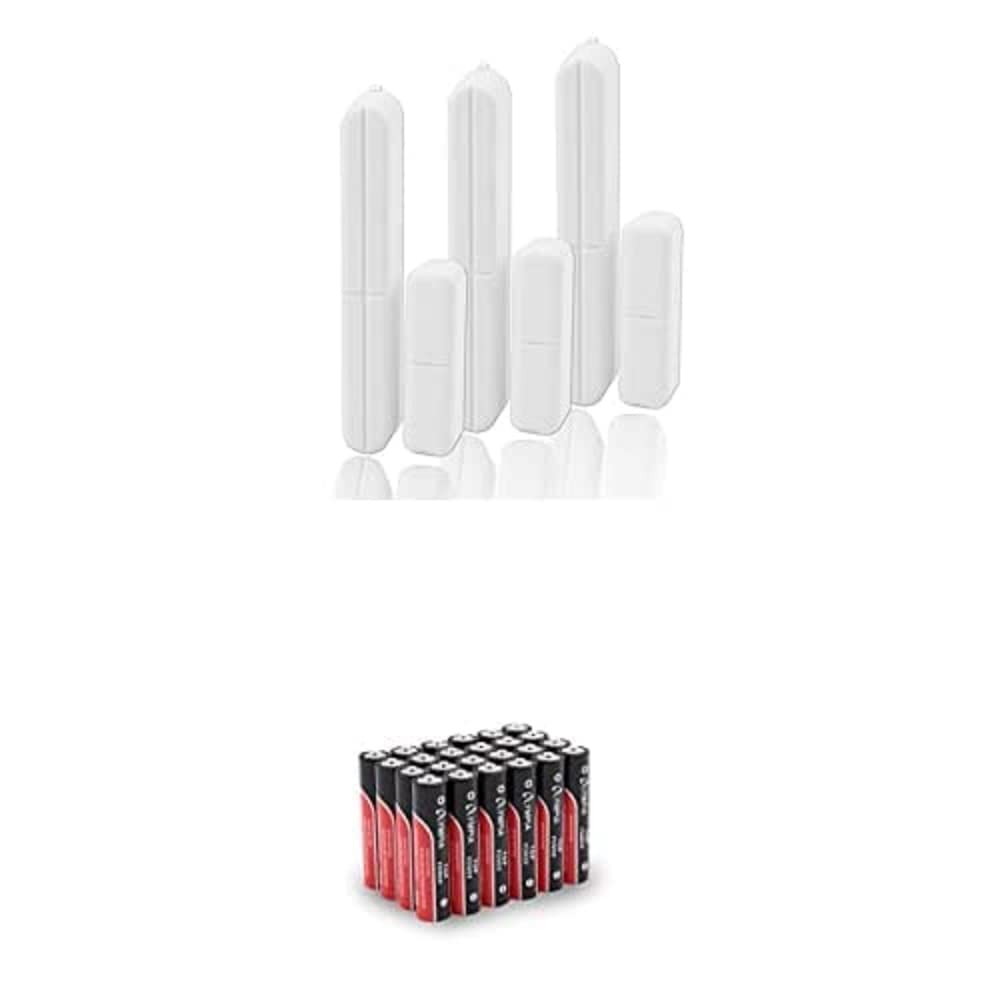 OLYMPIA 3er Set 6103 Tür-/Fensterkontakte + AAA Batterien Tür-/Fensterkontakt + AAA Batterien, Tür-/