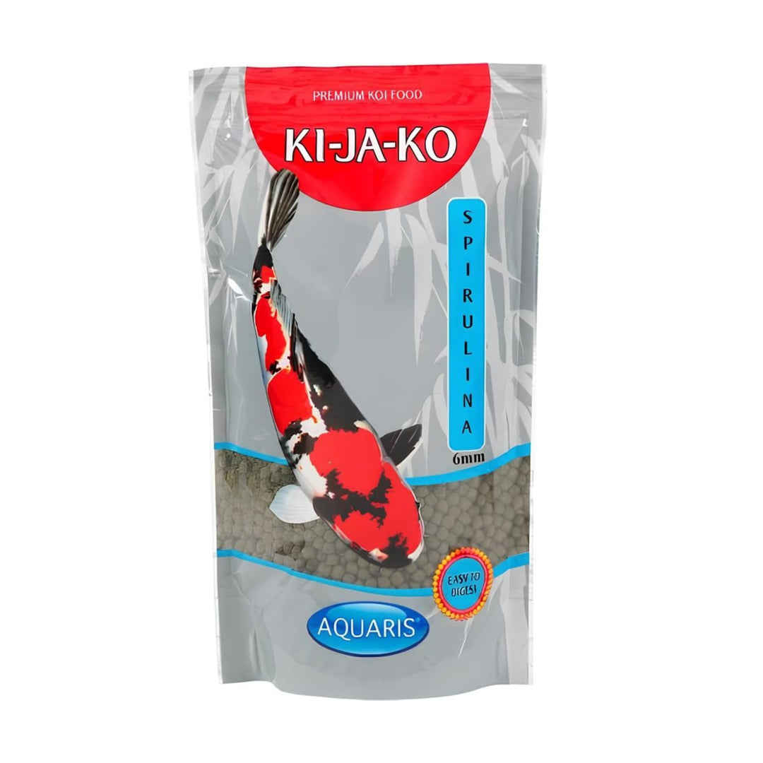 KI-JA-KO Spirulina Plus farbverstärkendes Carotinoid-reiche Koi Fischfutter 10 kg / 6mm - mit Capsan