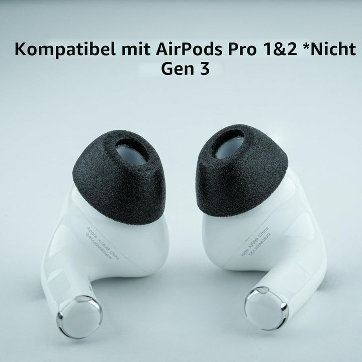 Comply Premium Schaumstoff-Ohrpassstücke, kompatibel mit AirPods Pro, Version 2.0, grosse Grösse, 3