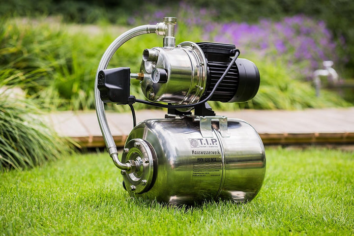T.I.P. Hauswasserwerk HWW 4500 INOX (bis 4.350 l/h Fördermenge, Förderhöhe max. 50 m / Druck max. 5,