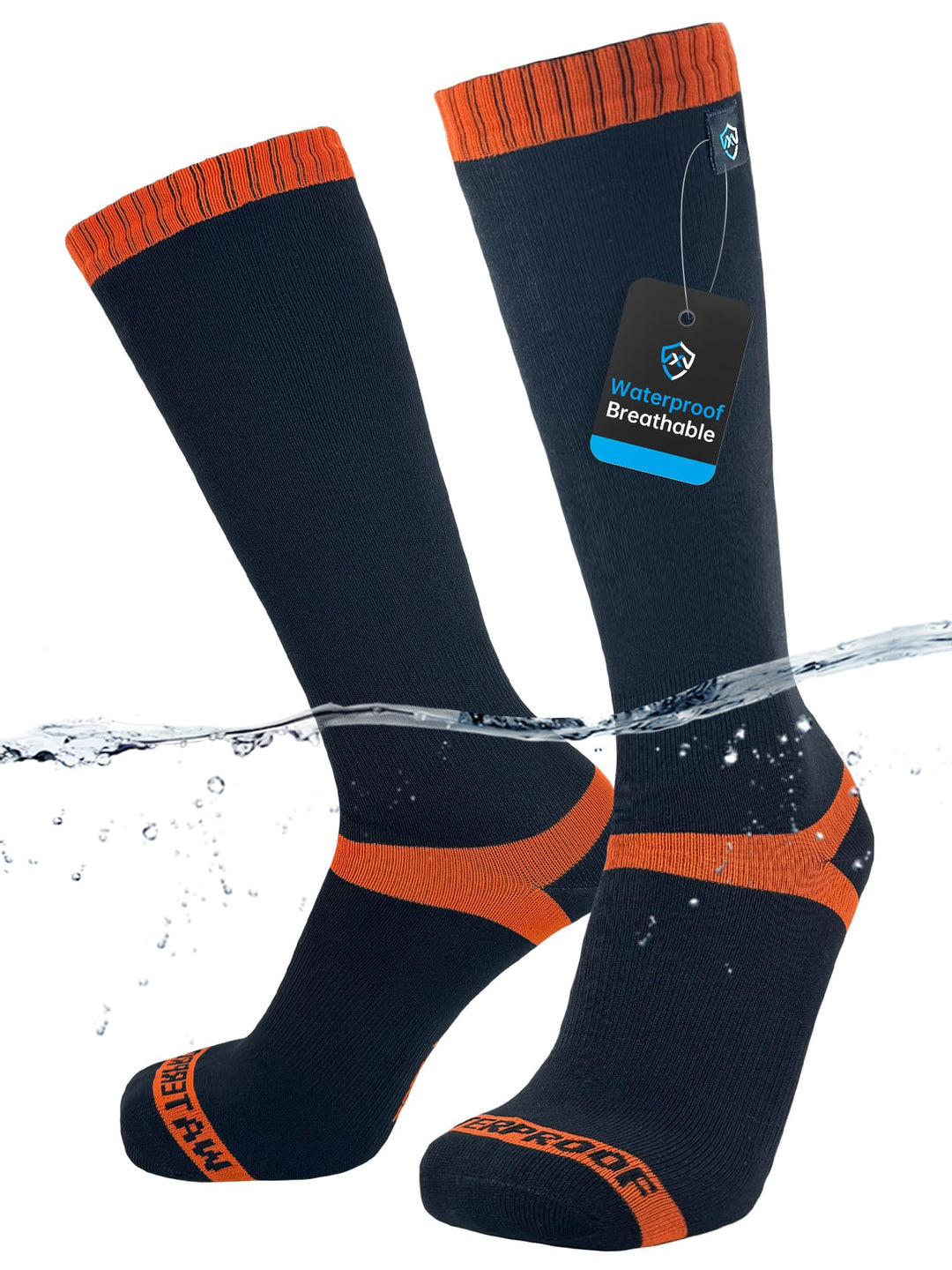 Dexshell Radsocken Hytherm Pro - Merino M Schwarz, M Schwarz