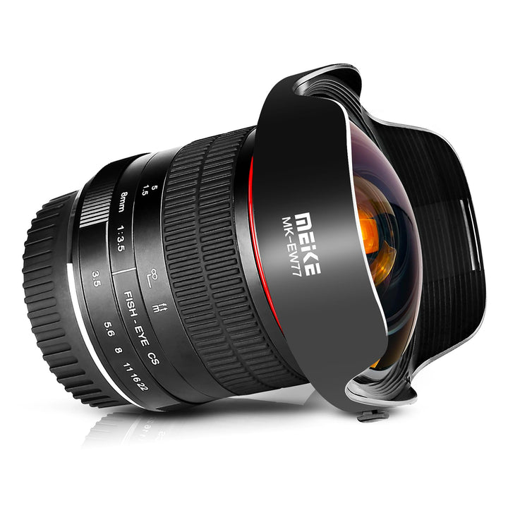 Meike Optics MK 8mm f3.5 Fisheye-Objektiv Ultra-Weitwinkel für Nikon D850 D750 D780 D610 D3300 D3400