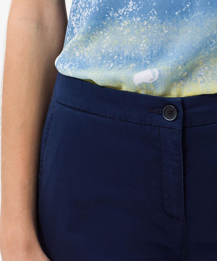 BRAX Damen Style Maron Chino Uni Hose 32W / 30L Indigo, 32W / 30L Indigo