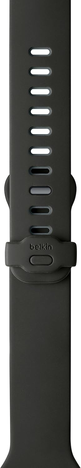 Belkin Sportarmband (geeignet für Apple Watch Series 4, 3, 2, 1, 38 mm/40 mm) 42 mm Schwarz, 42 mm S