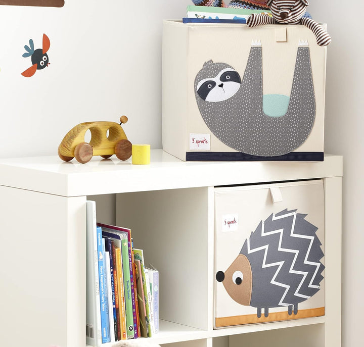 3 Sprouts, Aufbewahrungsbox Kinder mit Deckel, Spielzeugbox für Kallax Regale, Box zur Spielzeugaufb