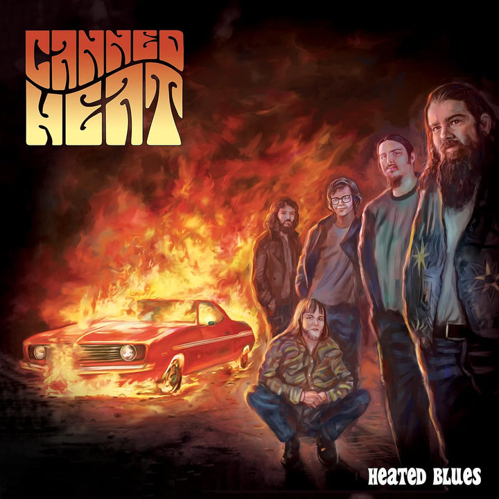 Heated Blues (Red & Yellow Splatter), Vinyl