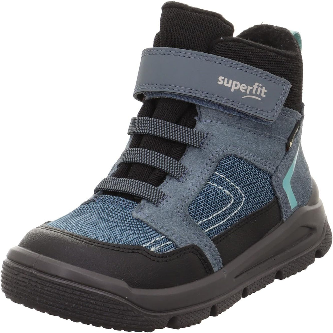 Superfit Jungen Mars Leicht Gefütterte Gore-tex Sneaker 25 EU Blau Hellgrün 8020, 25 EU Blau Hellgr&
