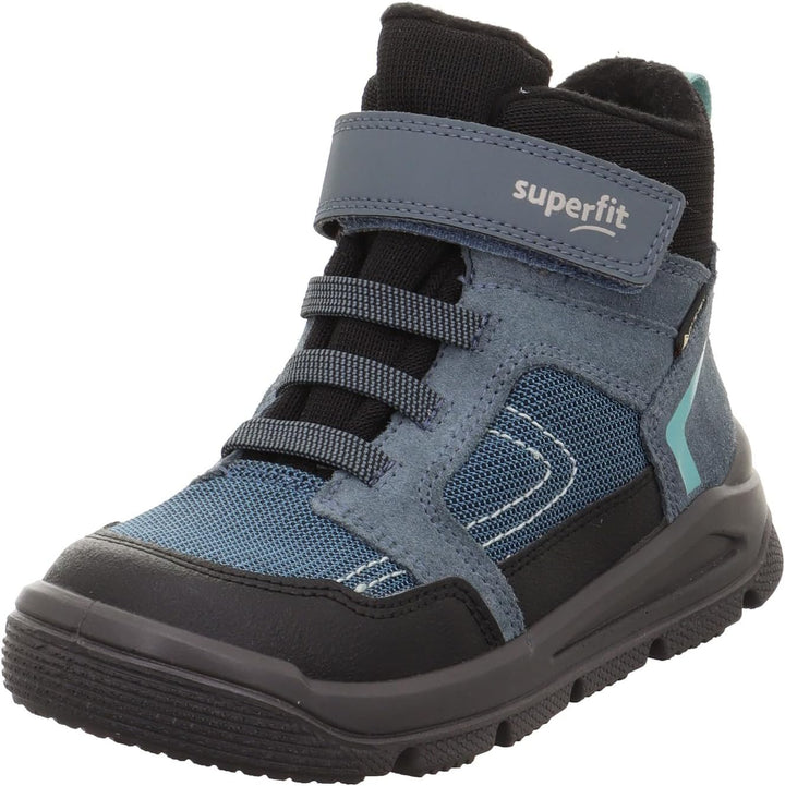 Superfit Jungen Mars Leicht Gefütterte Gore-tex Sneaker 25 EU Blau Hellgrün 8020, 25 EU Blau Hellgr&