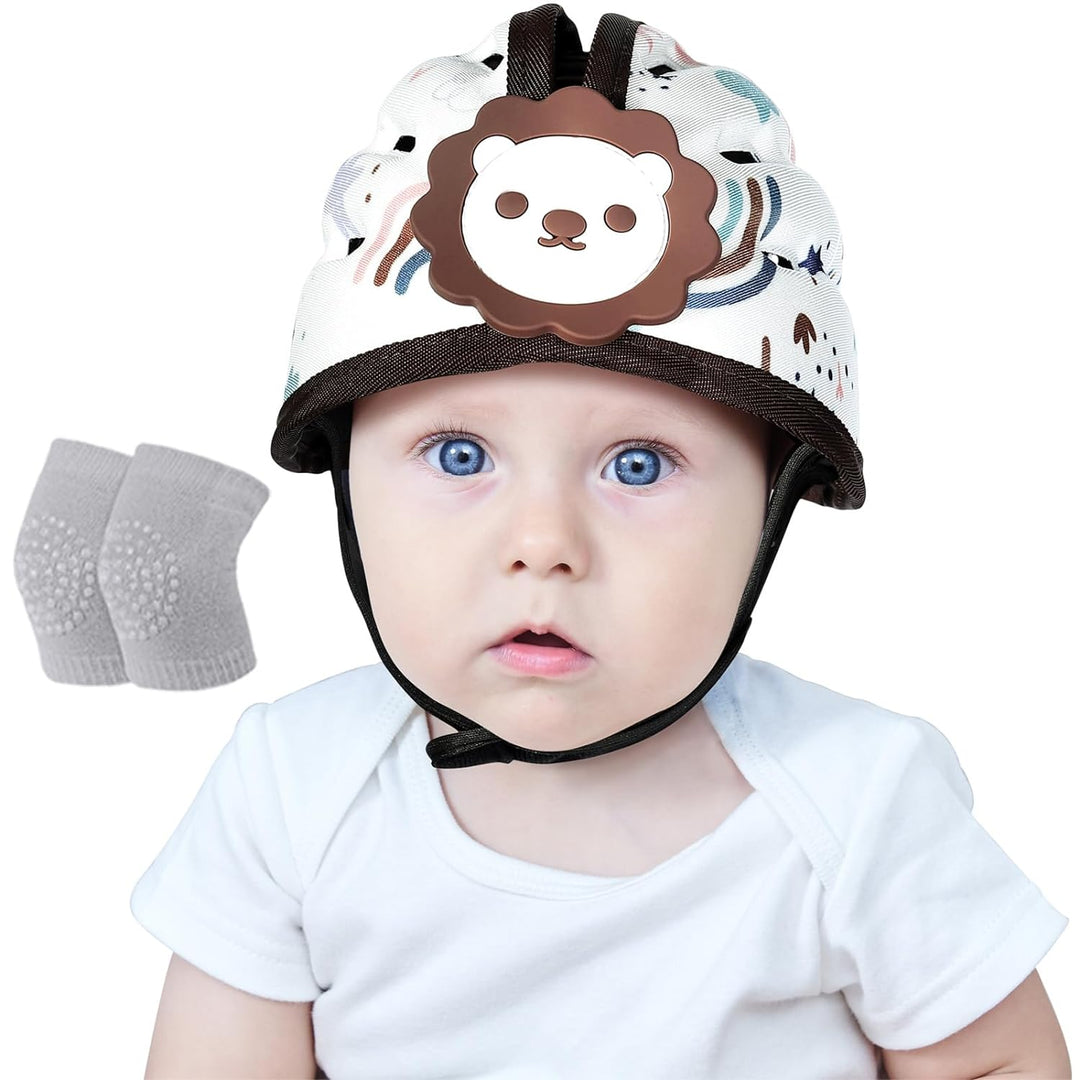 Orzbow Baby Helm,Atmungsaktiver Baby Kopfschutz zum Krabbeln und Gehen, Verstellbarer Baby Sicherhei