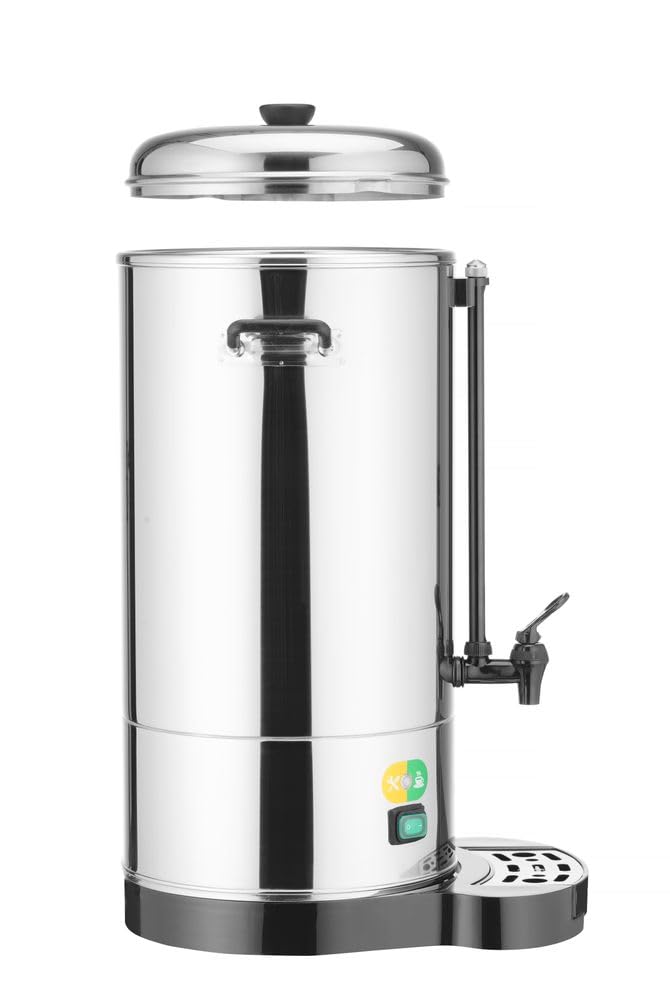 HENDI Heissgetränkespender, Doppelwandig, Energiesparend, non drip Hahn, wartungsfreies Heizelement,