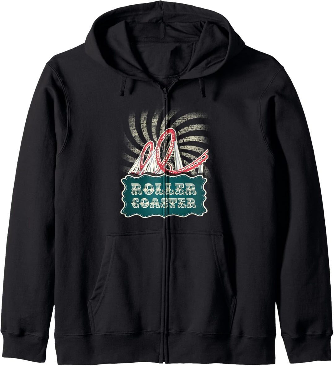 Achterbahn, Cooles trendy stylish Geschenk Kapuzenjacke