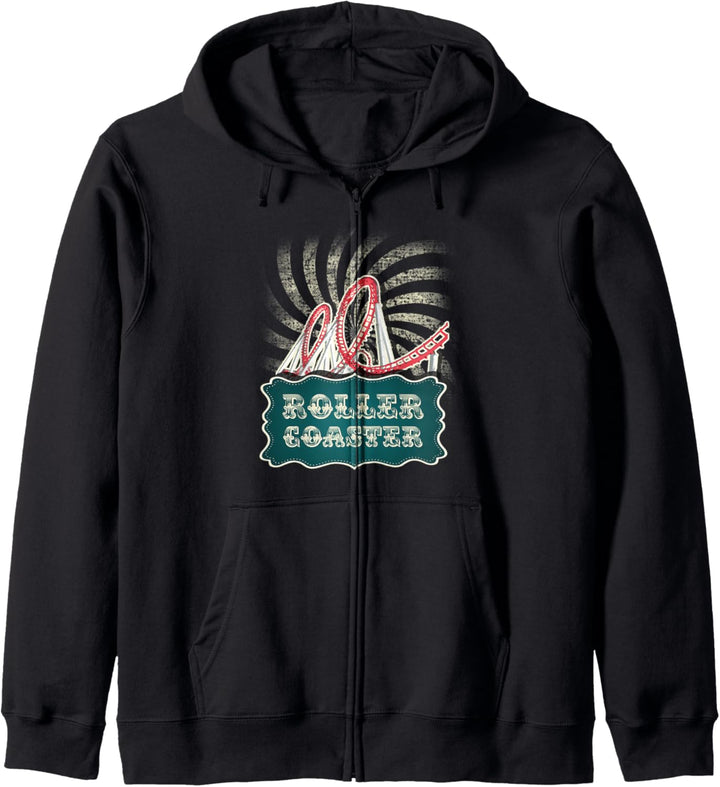 Achterbahn, Cooles trendy stylish Geschenk Kapuzenjacke
