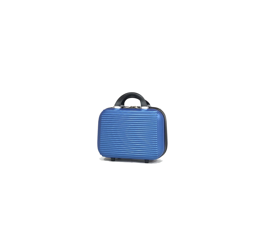 Kabine/Mittelgrosser Koffer mit oder ohne Vanity, Blau - 5859, Vanity 13 Pouces