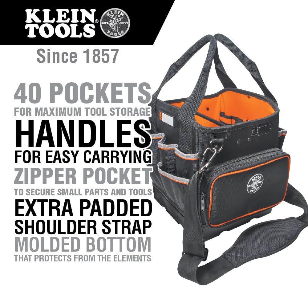 Klein Tools 55456BPL Tradesman Pro Tech Rucksack, 5541610-14 25,4 cm (10 Toll) Tasche, 25,4 cm (10 T
