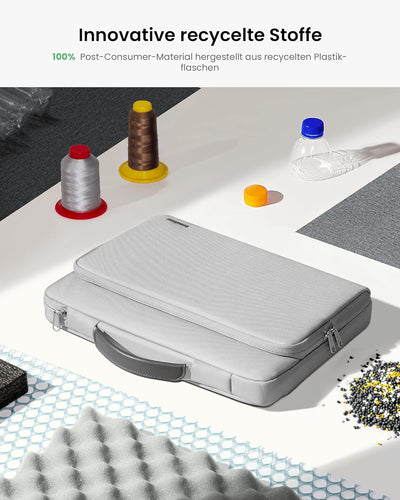 tomtoc 360° Tasche Hülle für 13 Zoll MacBook Air M2/A2681 M1/A2337 2022-2018, 13-Zoll MacBook Pro M2