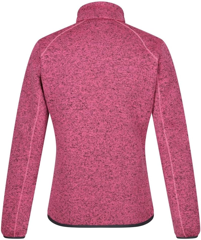 Regatta Damen Women's Newhill Full Zip Fleece Jacket Fleecejacke 38 Flamingo Pink (Seal Grey), 38 Fl