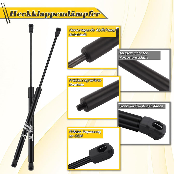 2X Heckklappendämpfer für Audi A6 Avant 2004–2011, für Audi A6 Allroad 2006–2011 Kofferraum-gasfeder