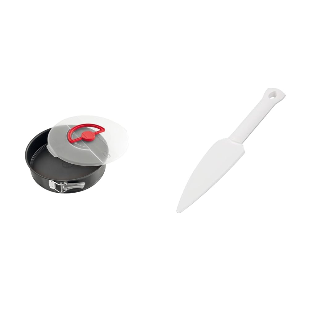 Dr. Oetker Bake & Go Springform Ø 26 cm & Kuchenlöser, einfaches und schnelles Lösen Springform + Ku