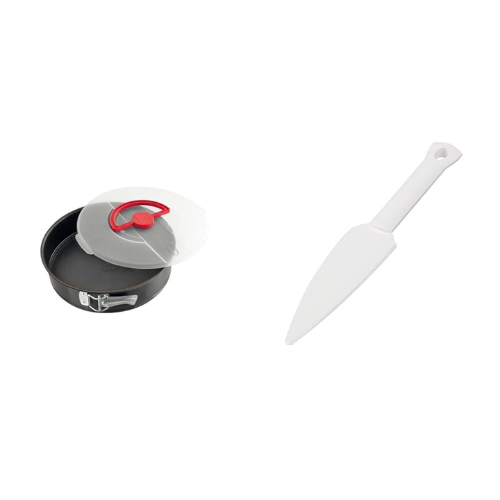 Dr. Oetker Bake & Go Springform Ø 26 cm & Kuchenlöser, einfaches und schnelles Lösen Springform + Ku