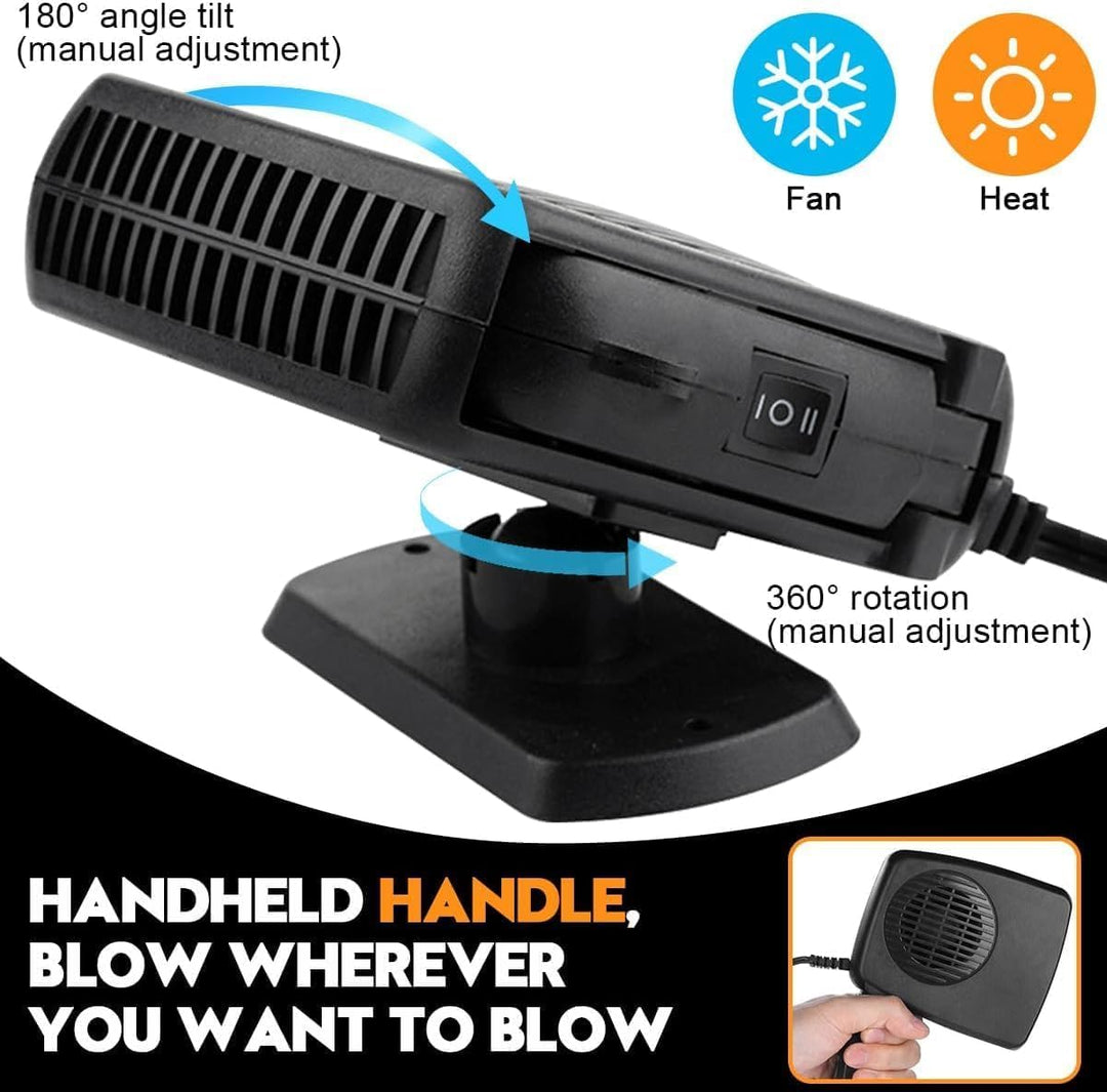Leaflai 12V Autoheizung 150W Tragbarer Auto-heizung Anti-Beschlag-Autoheizkörper Dieser Steckdosen-Z