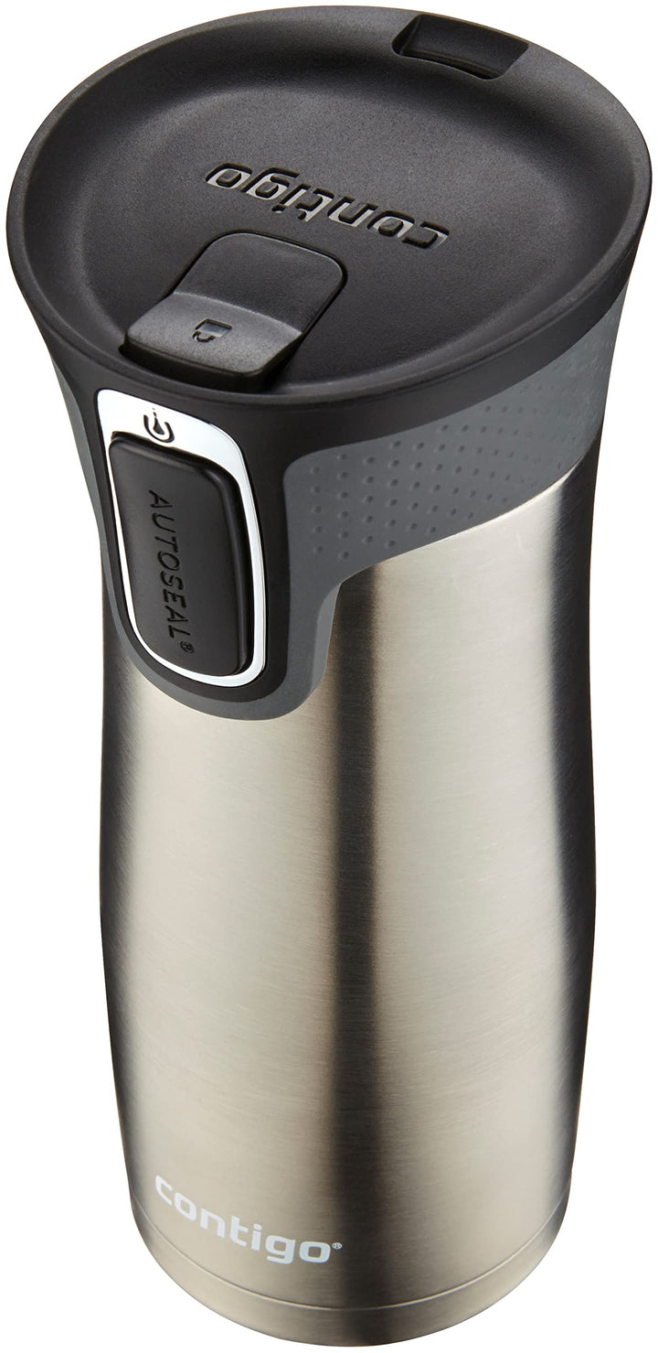 Contigo 2063326 AUTOSEAL West Loop Vakuum-Isolierte Edelstahl-Reise, Edelstahl, Edelstahl, 453,6 g (