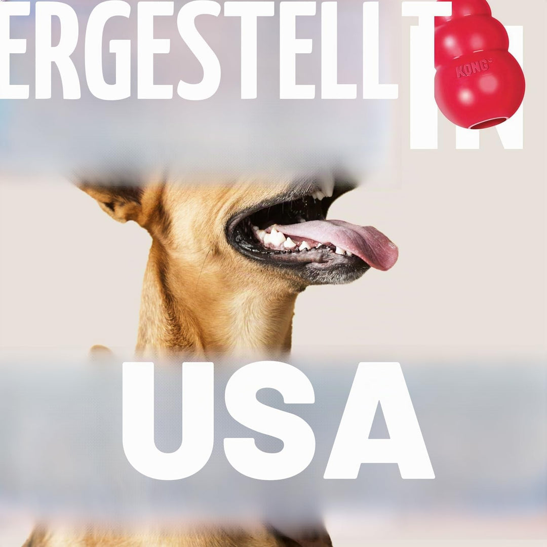 KONG Extreme Goodie Bone - Langlebiger Hundeknochen aus Naturkautschuk für Hunde mit starkem Biss -