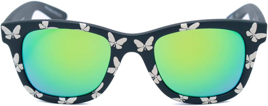 Italia Independent Sonnenbrille 0090T-FLWB-50 (50 mm) schwarz/creme